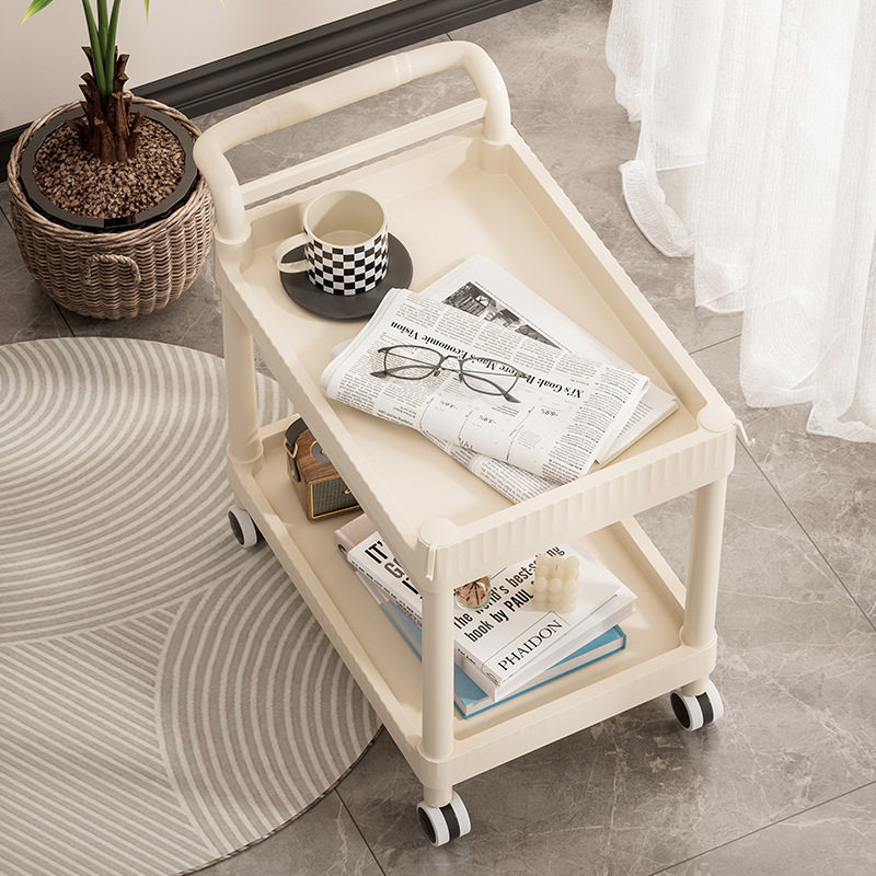 Household Storage Trolley Storage Rack Push Tool Cart Care Cupping Cart Bedroom Baby Products Storage Rack