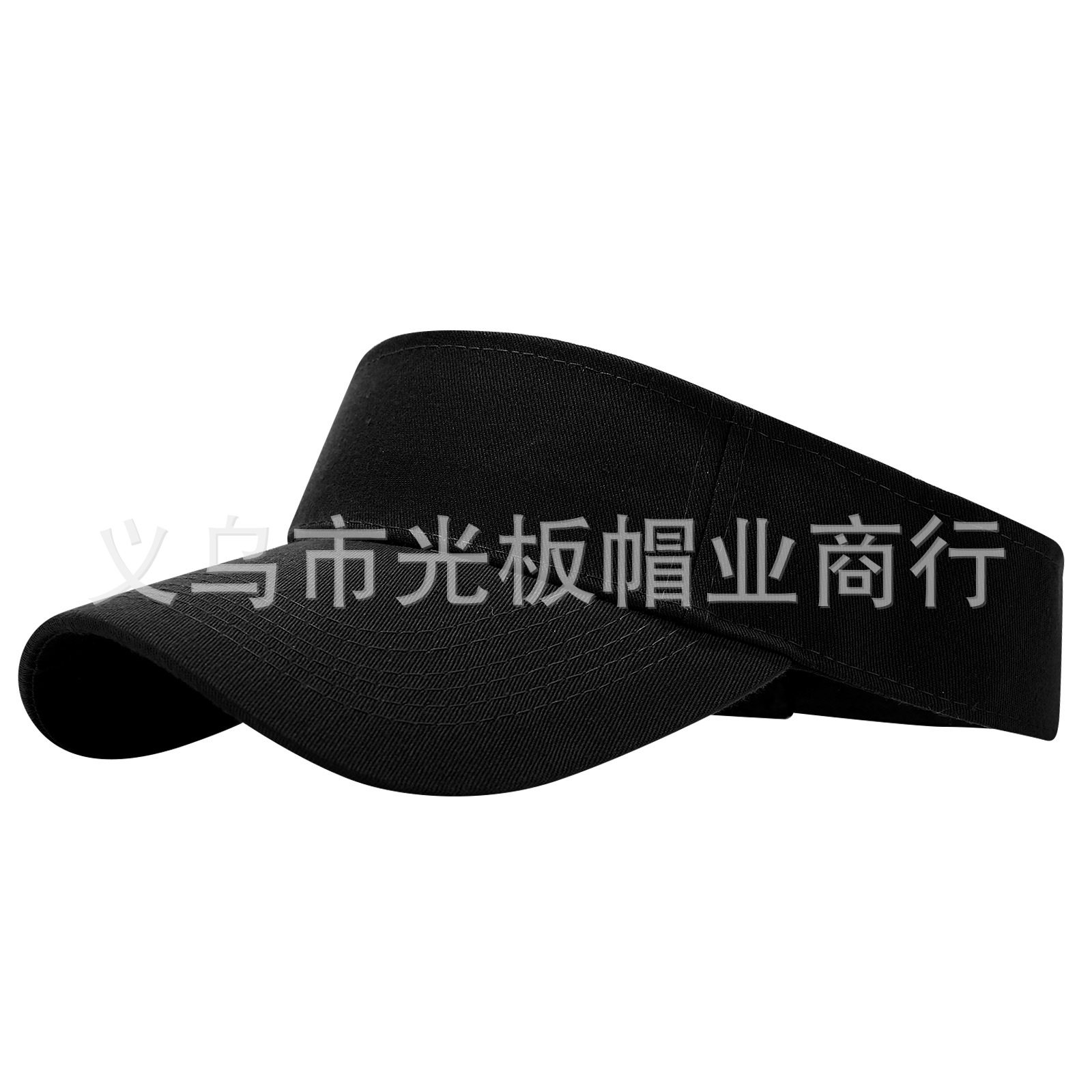 全棉空顶帽成人儿童户外运动遮阳帽团体活动防晒帽印制logo广告帽