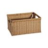 Scandinavian Simple Storage Basket Imitation Rattan Woven Bathroom Cabinet Storage Basket Clothing Storage Living Room Organizing Basket Desk Basket