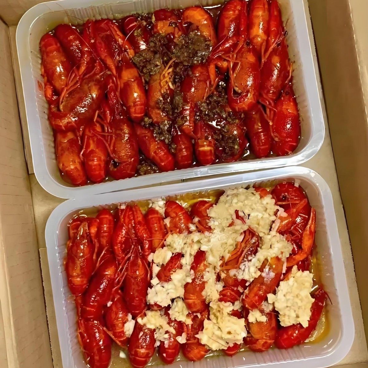 Heated Ready-To-Eat Crayfish, Garlic-Flavored Lobster, Thirteen-Flavor Boxed Whole Shrimp, Non-Lionfish Shrimp Tail, Spicy Crayfish