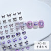 New cute cartoon Yugui dog three-dimensional relief nail decals coolomi Sanrio adhesive 5D nail stickers