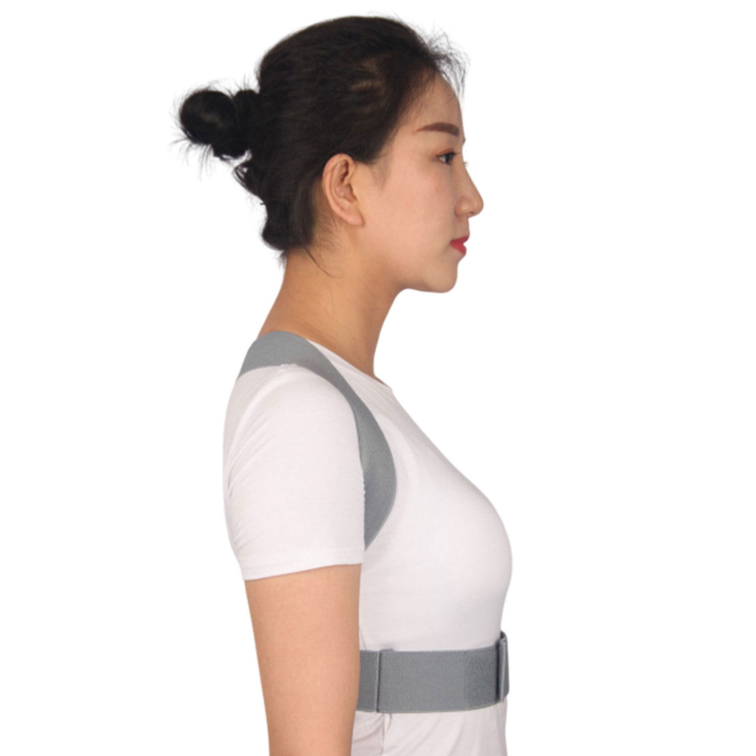 Men's and Women's Back Hunchback Corrector Keel Support Beautiful Back Straight Back Improvement Scoliosis Back Stretching Student Posture Correction Belt