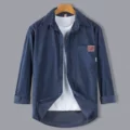 Navy blue corduroy