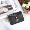 New Foreign Trade Zipper Small Card Holder Fashion Color-Blocking Button Exquisite Storage Multi-Card Slot Versatile Women's Coin Purse Trendy