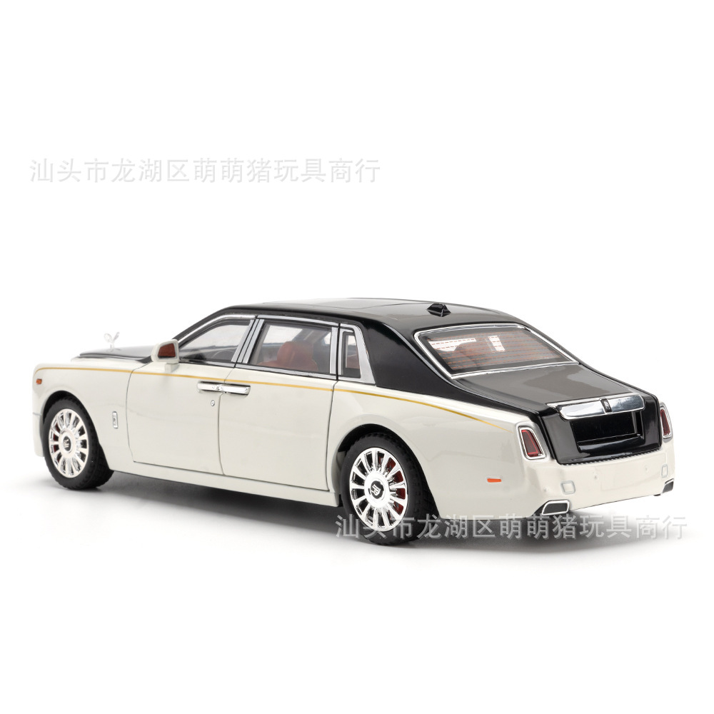 汽车模型1:18仿真豪华车子幻影合金车模六开门儿童玩具车男孩礼物