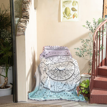 Gradient Constellation camping Blanket Blanket Sofa Blanket Indian Blanket Outdoor camping Blanket