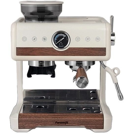 [New Model]Aeomjk Dual Pump Boiler Hot and Cold Extraction Home Coffee Machine Italian Style Grinding Integrated Commercial High Pressure