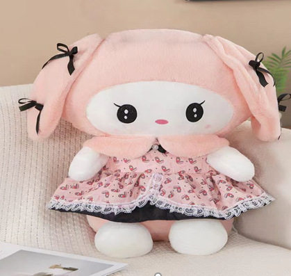 40厘米12寸大号毛绒玩具地推礼品娃娃婚礼互动公仔玩具活动定logo