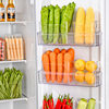 Refrigerator Side Door Storage Box Kitchen Food-Grade Pet Sorting Box Household Vegetable Preservation Box Fruit Organizing Tool