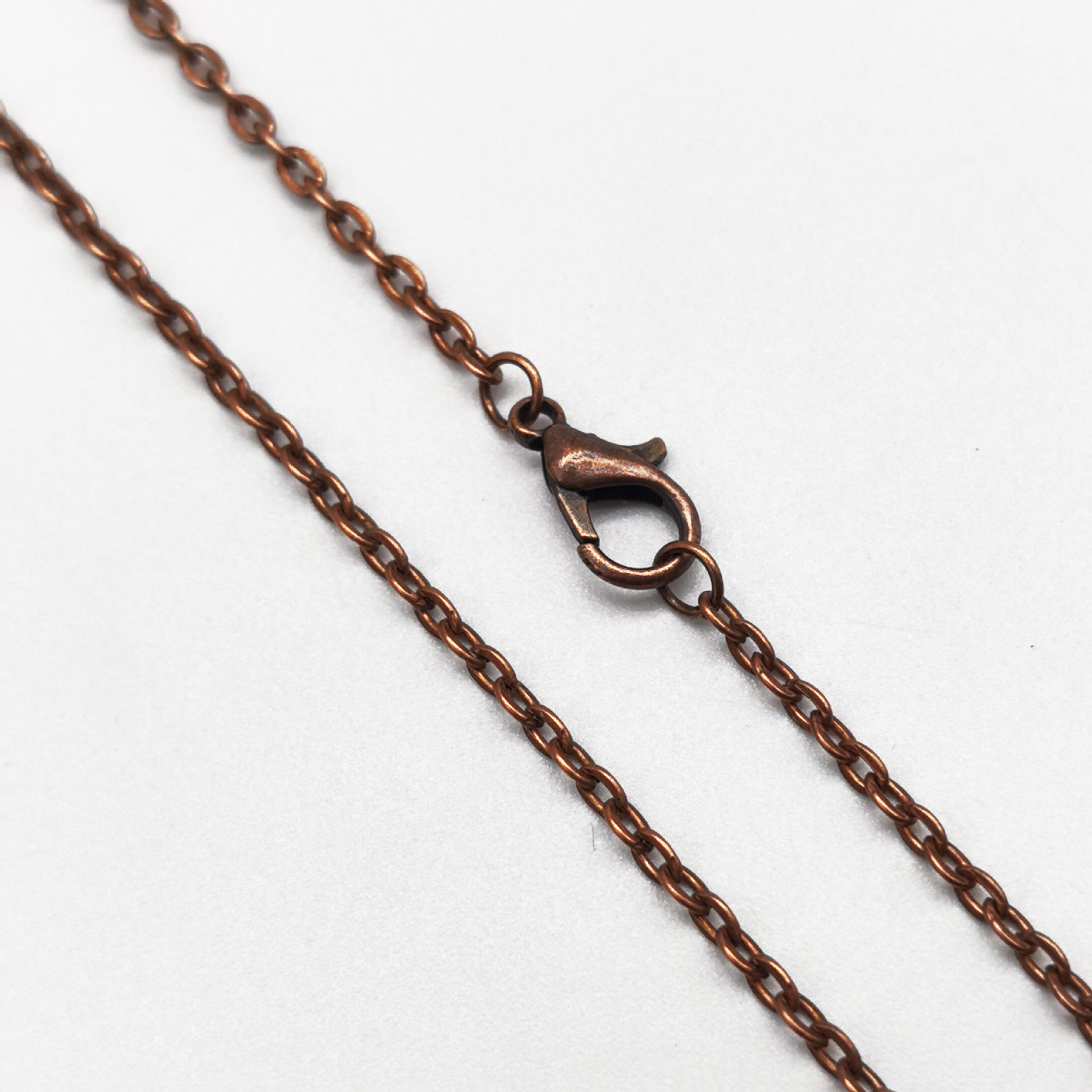 服饰饰品配件项链链条批发 十字平压链 O字链 吊坠配链 挂龙虾扣