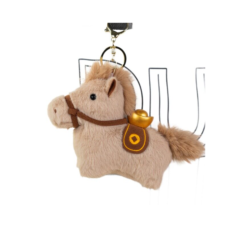 2026 Cute Year of the Horse Mascot Dunhuang Yuanbao Pony Doll Keychain Stuffed Toy Children's Doll Pendant