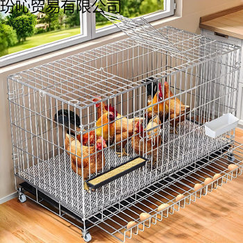 Chicken Cage for Home Use, Large Outdoor Automatic Waste Cleaning Chicken Cage, Duck Cage, Indoor Small Chicken and Pigeon Cage, Chicken Coop Cage
