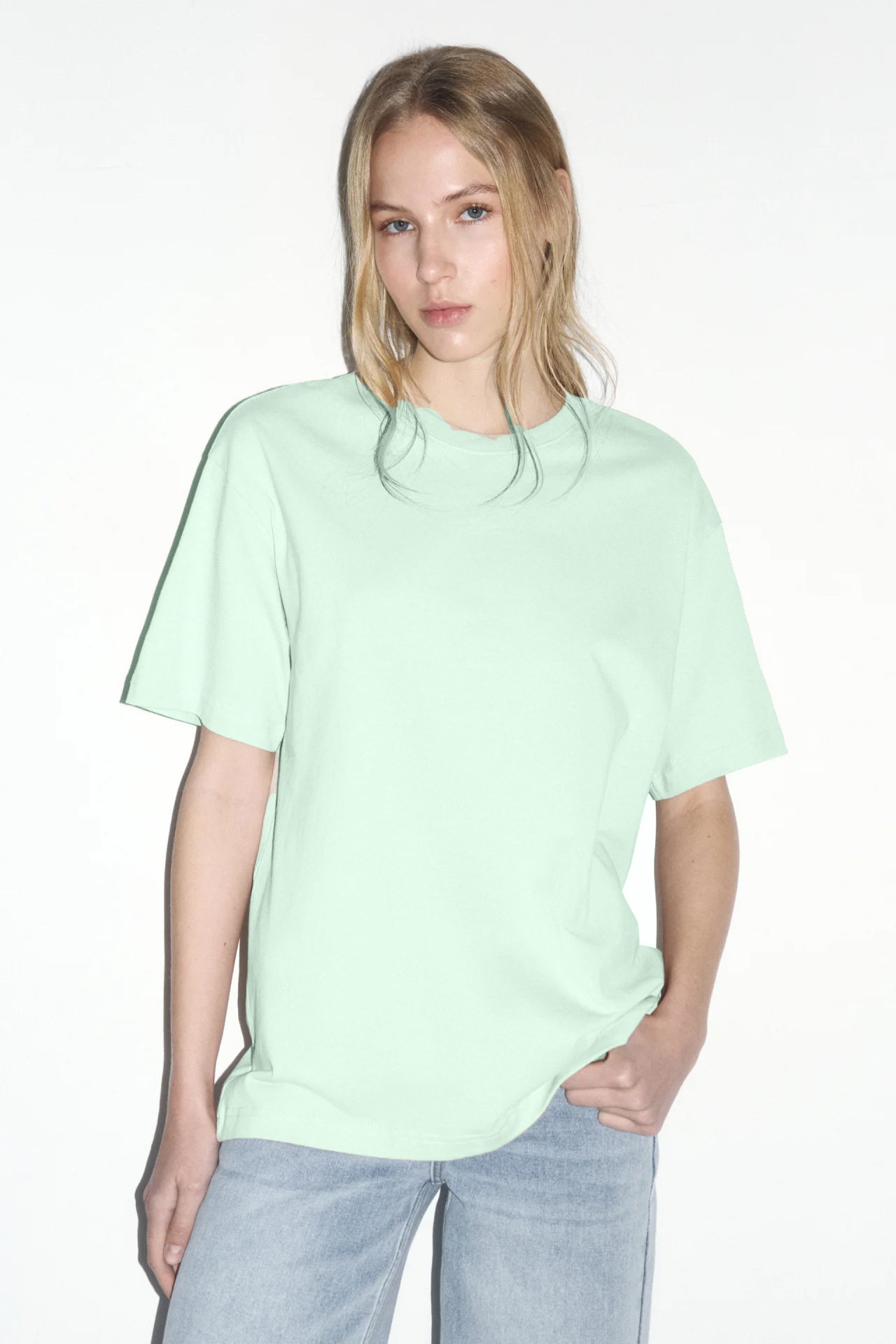 Womens 100 Cotton Solid Color T Shirt Round Neck Short Sleeve Versatile Style Spring Summer Collection Wholesale