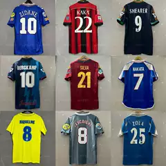 Retro Jersey Football Uniform Ac Robben Spain Portugal England Padro Brazil France National Team Uniform