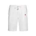 Cotton Shorts White Red Horse