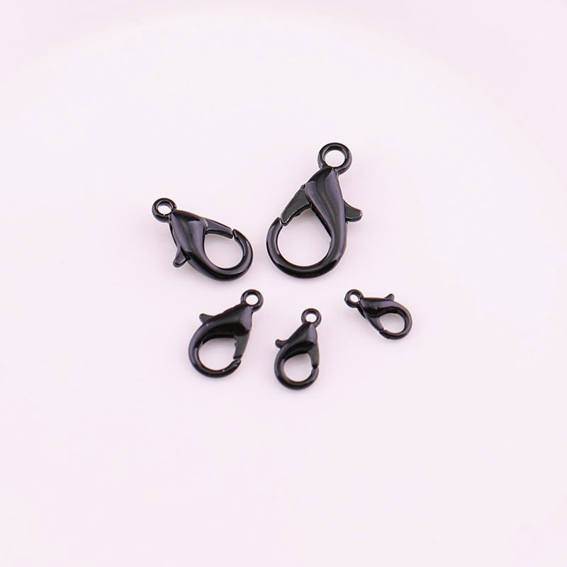 DIY accessories 302 small metal color alloy paint Macaron lobster key chain