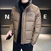 New solid color down jacket men's fashion high-end casual fashion men's down jacket thickened fashion factory direct batch