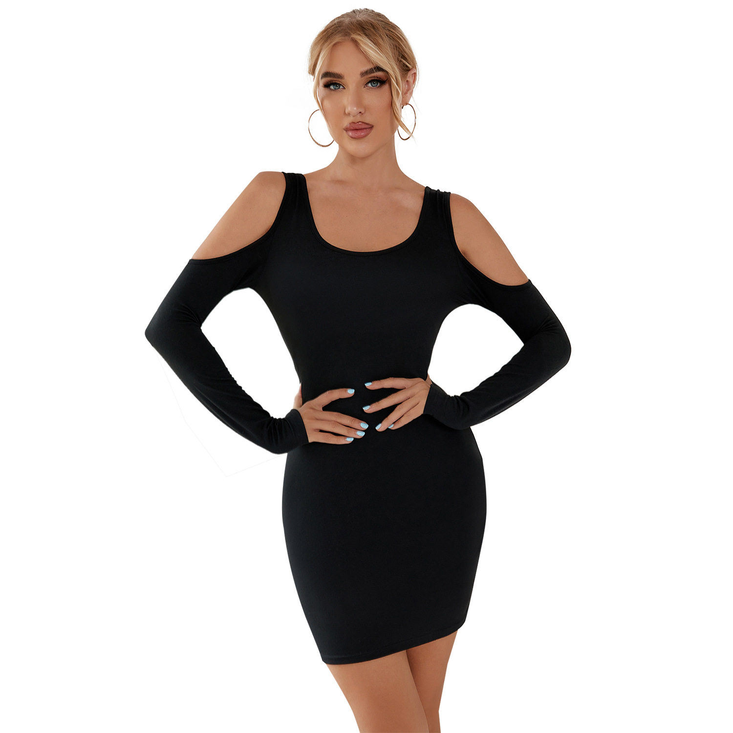 Fashionable Sexy Backless Short Irregular Bodycon Dress Womens European and American Style Perfect for Parties and Night