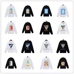 A variety of European and American fashion brand men's and women's autumn and winter pullover terry sweater autumn and winter Casablanca hooded sweater loose
