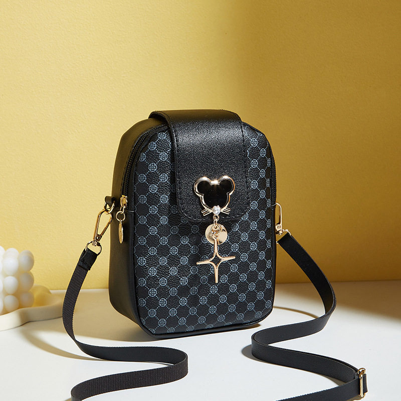 经典印花手机包2025新品women bags女士简约小包休闲洋气斜挎小包