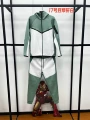 Bean green and white suit