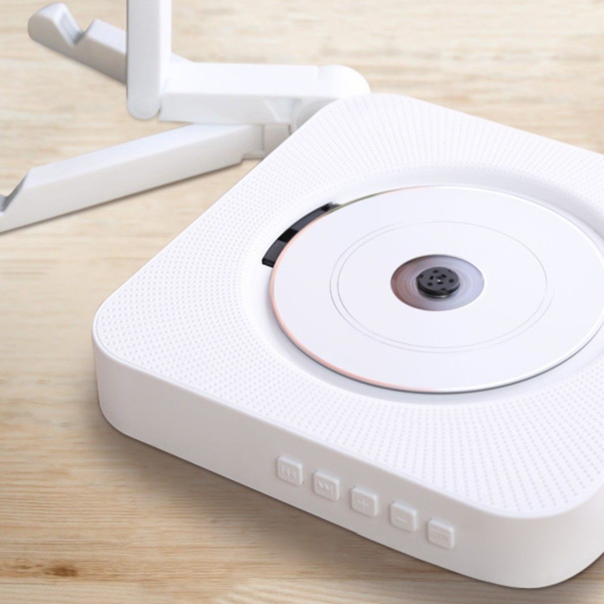 Cross-border CD player album wall hanging retro vinyl music cd player ins wind bluetooth English record player portable