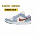 Aj1 cowhide blue white red
