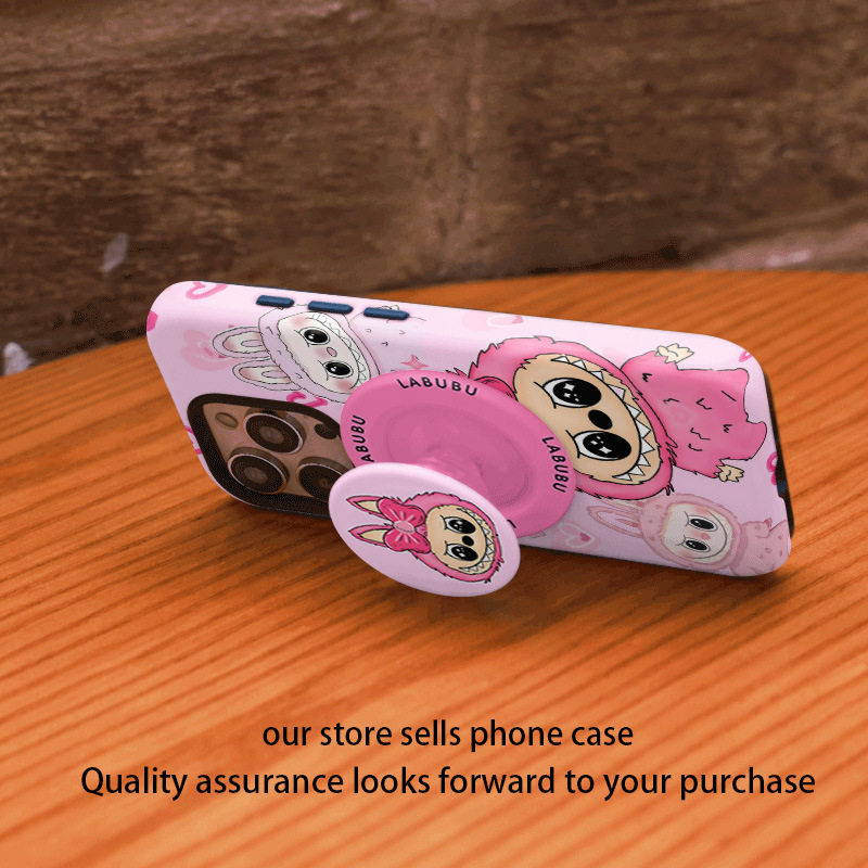 Cartoon Smiling Face Magnetic Film Two-In-One Suitable for Apple 16/17 Promax Mobile Phone Case 15/14 Protective Cover 13