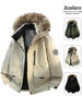 Men's Winter Warm Extended Parka White Duck down Jacket Youth Men's Large Size Men's High-Quality Coat