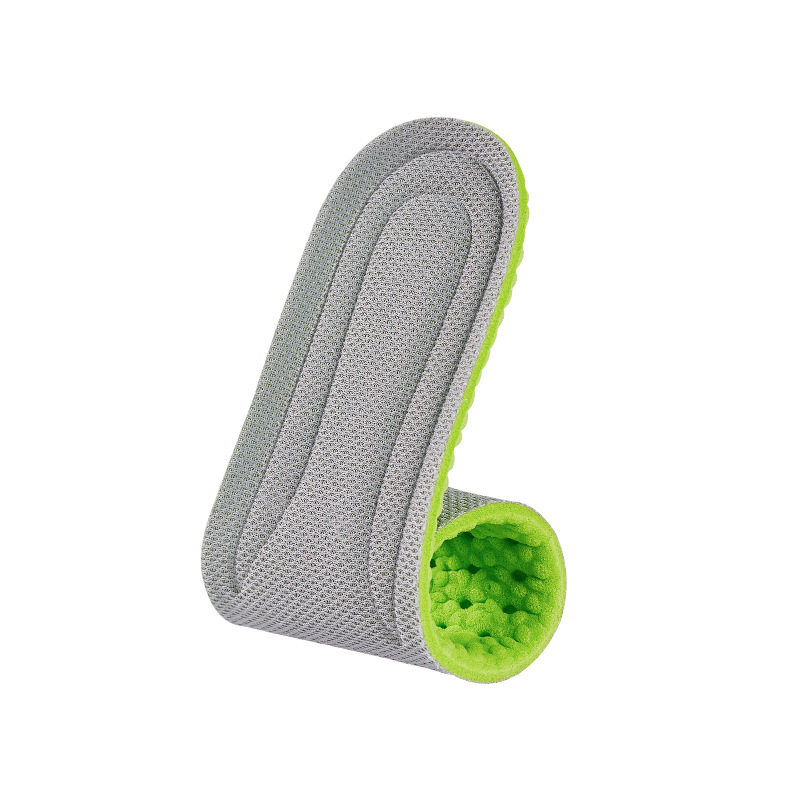 Sports insole wormwood deodorant mesh cloth spring and summer four seasons men's sweat absorbent women breathable comfortable popcorn insole