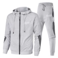 gray white label