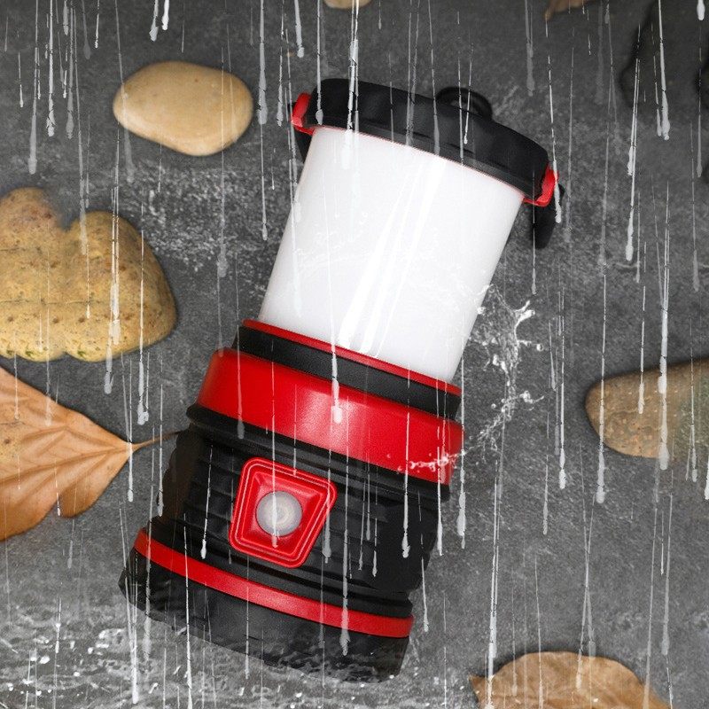 Customized Cross-Border Camping Style Lamp Satchel Tent Lamp USB Rechargeable Outdoor Satchel Lamp Camping Style Lantern Horse Lantern Led Lamp