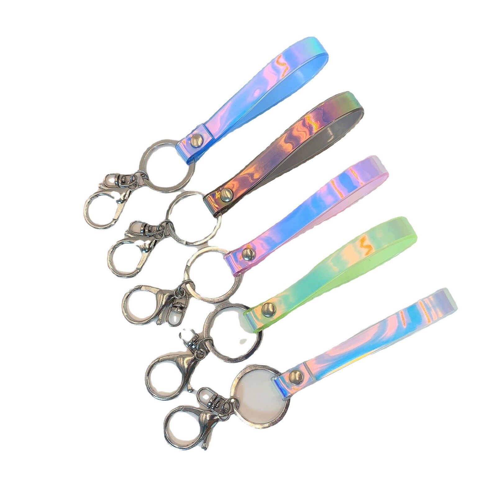 Popular Soft Pvc Color-Changing Material Keychain Lanyard Keychain Accessories Student Bag Pendant Wholesale
