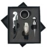 Red Wine Bottle Opener Set Wine Gift Box Four-piece Set Stainless Steel Vacuum Plug Pour Gift Box Spot Supply