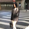 Pure Lust Style Slimming Suit for Women, Spring & Fall High-End Suit Jacket, Feminine Slimming Look Skirt Two-Piece Set