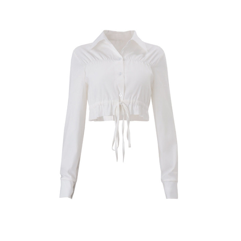 Womens Casual Solid Color Cardigan Tie Front Single Breasted Stylish Design Autumn Fashion Wholesale Available