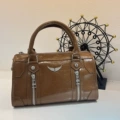 Small oil leather brown