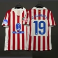 2526 atletico madrid home printed number 19 + armband