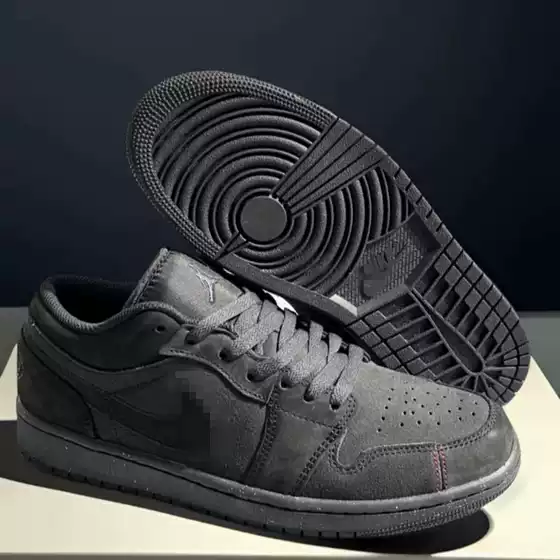 Putian Aj1 Black and Gray Warrior Retro Trendy Retro Men and Women Couple Casual Sports Sneakers