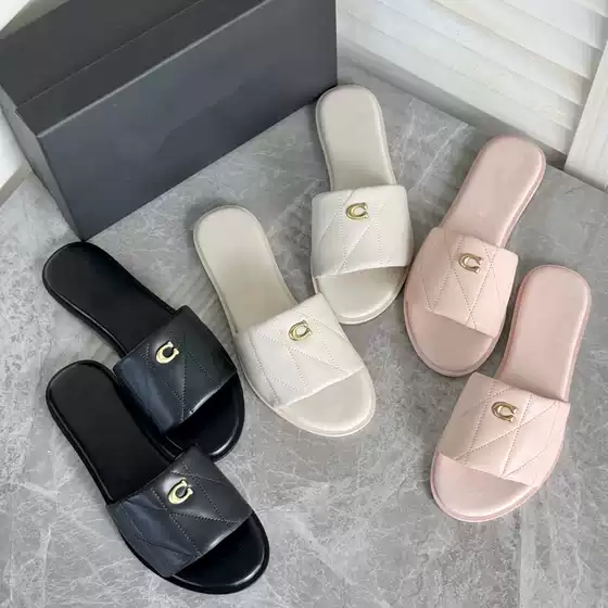 Foreign Trade Cross-Border Early Spring New Versatile Fashion Flat Casual Slip-On Sandals for Beach Vacation and Outdoor Wear