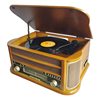 Retro phonograph vinyl record player old-fashioned record player CD player tape player radio integrated multifunctional speaker