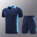 Ad08 royal blue shorts suit