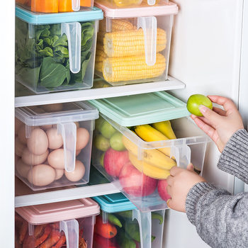 Refrigerator Storage Box Food-Grade Crisper Kitchen Vegetable and Fruit Special Organizing Artifact Frozen Egg Dumpling Box