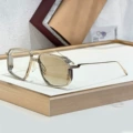 Gold frame silver mesh transparent turns brown