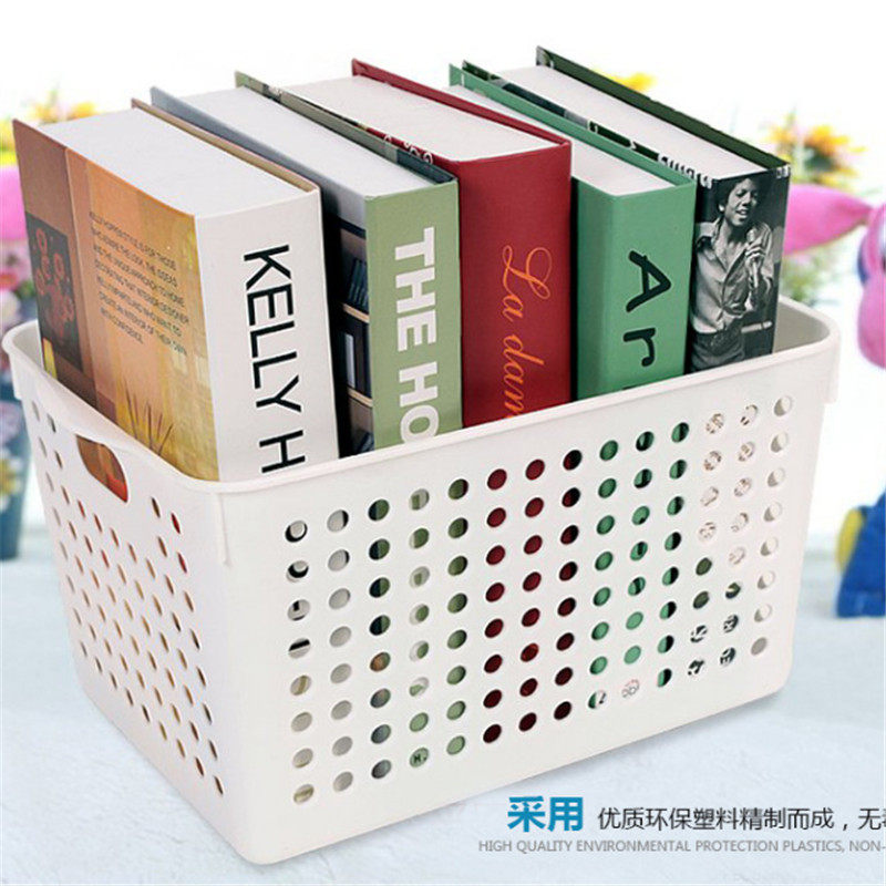 Desktop Storage Plastic Basket Sundries Storage Basket Kindergarten Storage Basket Storage Box Snack Storage Finishing Basket