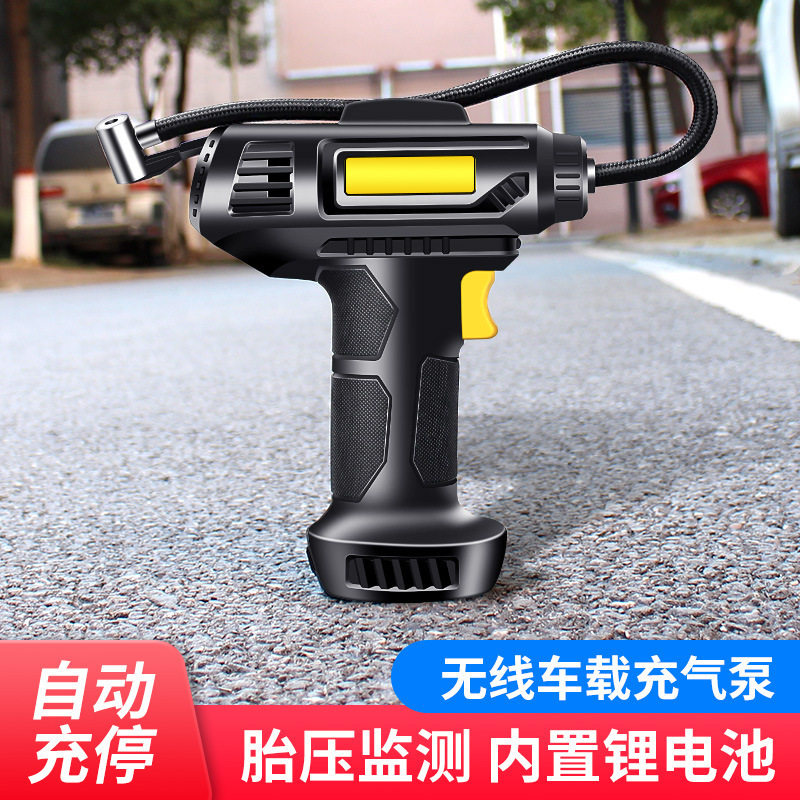Car inflator small portable car inflator car USB electric car tire inflator Wireless