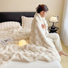 Advanced Rex Rabbit Velvet Blanket Quilt Winter Thickened Blanket Bed Sheet Coral Velvet Office Nap Sofa Blanket