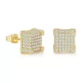 Pair of gold earrings