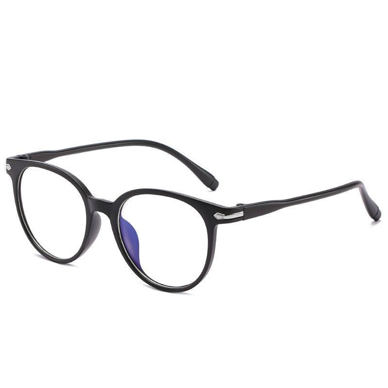 Cross-Border Hot-Selling New Korean-Style Fashion Eyeglass Frames, Personalized Non-Prescription Glasses, Transparent Jelly Color Retro Frame Glasses with a National Style