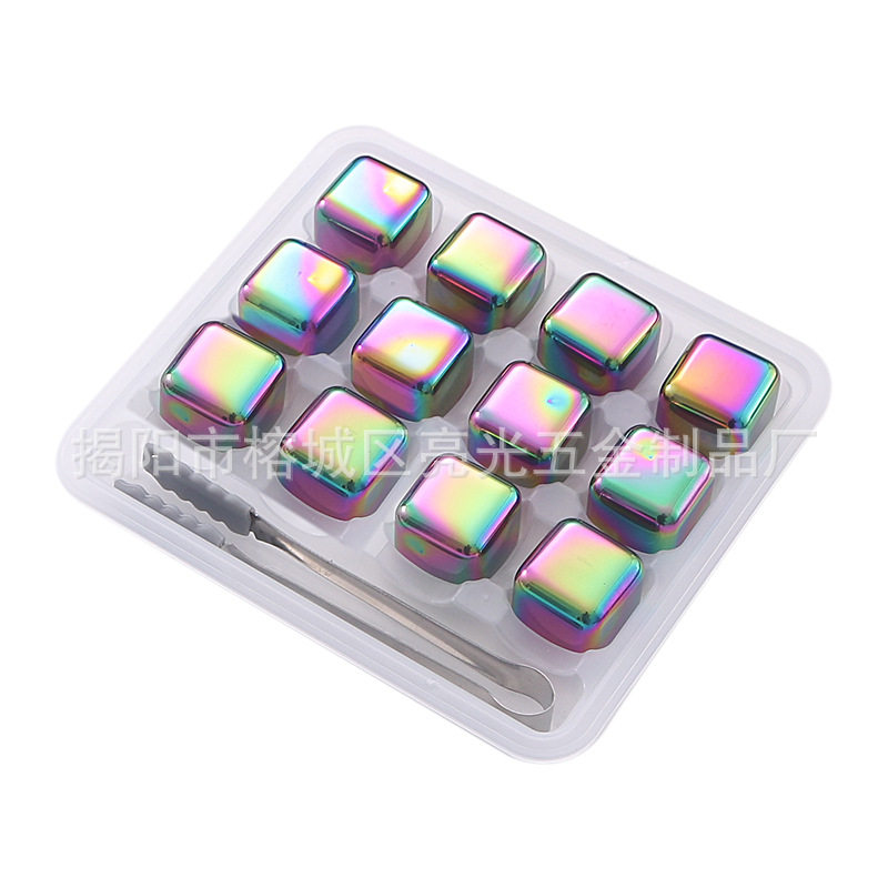 304 stainless steel ice color box bar special wine whisky beer beverage frozen ice wine Stone
